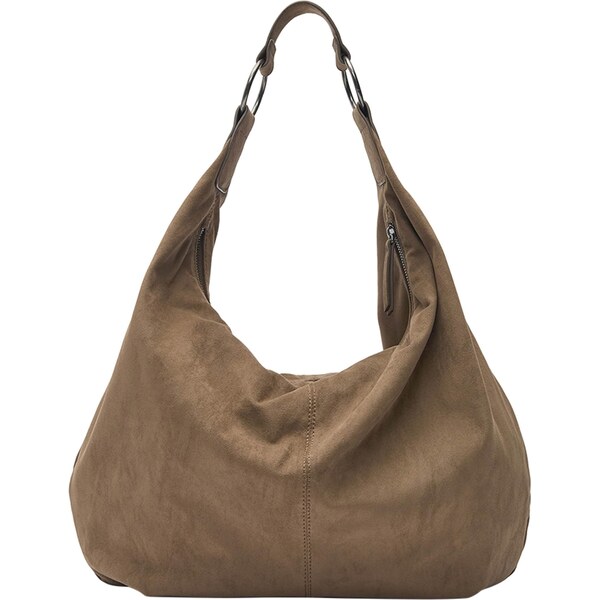 Pull&Bear Shopper BOHO tmavošedá 66916554