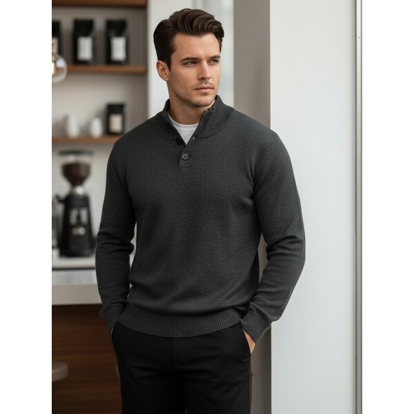 DStreet Pánsky sveter na zapínanie 66914609