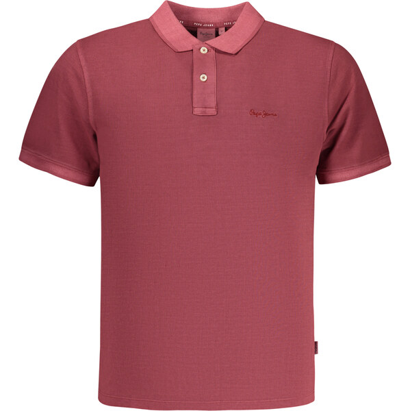 Pepe Jeans Pánska polokošeľa v bordovej farbe 66914656