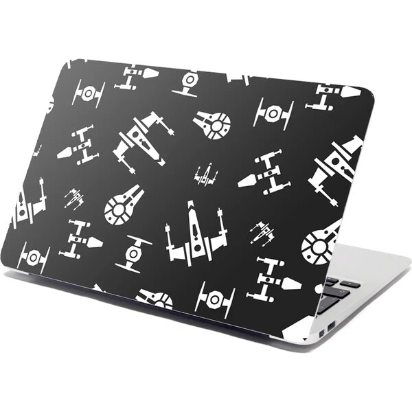 Sablio Samolepka na notebook Star Wars Vesmírne lode Pattern 65112441