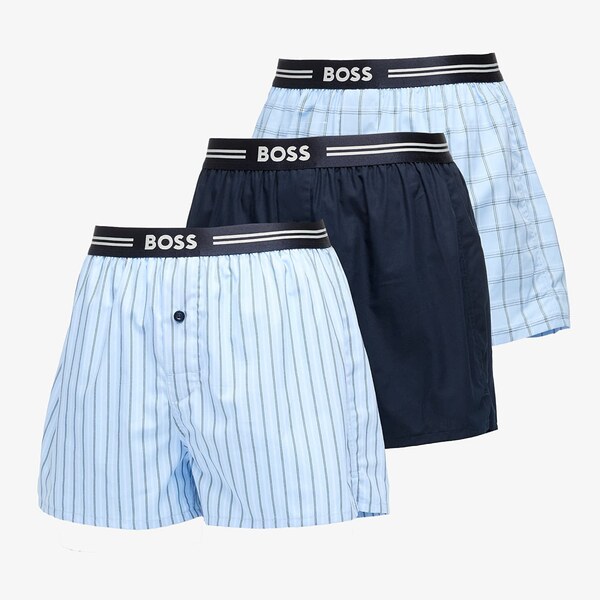 Boxerky Hugo Boss Woven Boxer 3-Pack Blue L 66935498