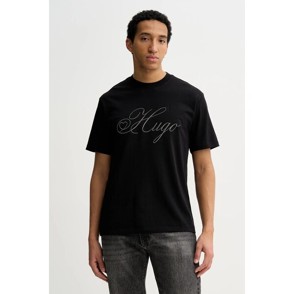 Bavlnené tričko HUGO Dalent 66932970