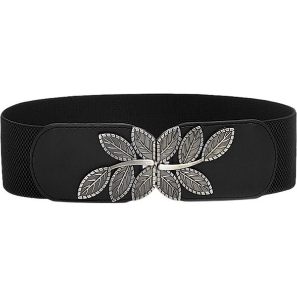 Lifestyle Dámsky elastický opasok s prackou Elisa Čierny 65228193