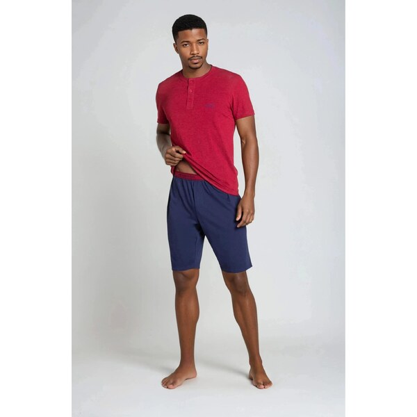 Henderson Pánske krátke bavlnené pyžamo Dune 38879-33X červeno 23346921