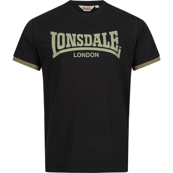 LONSDALE Tričko Townhead svetlozelená / čierna 60869518