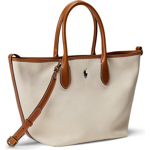 Polo Ralph Lauren Shopper béžová / námornícka modrá / hnedá 61820367