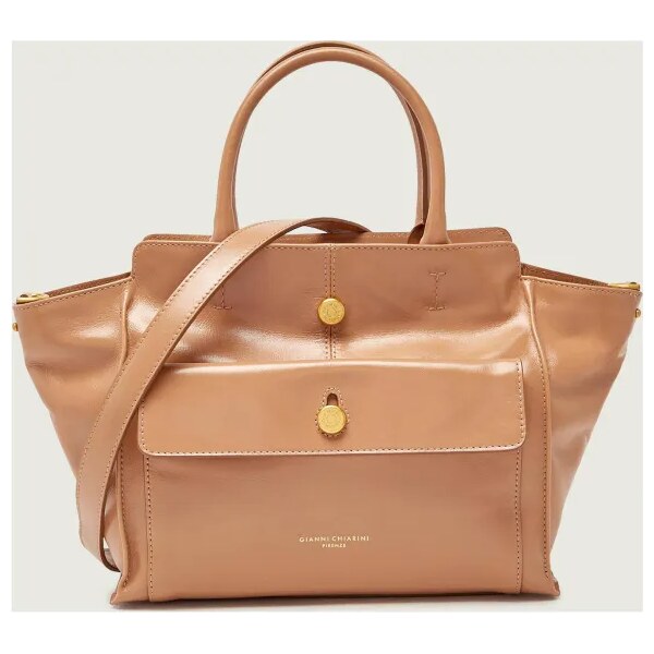 GIANNI CHIARINI Kožená shopper kabelka CHER 66819970