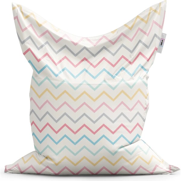 Sablio Sedací vak ŠestiFarebné čmáranice 65096533