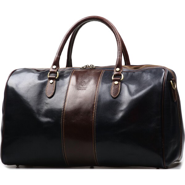 Blaire Kožená cestovná taška Taylor modrá 66532739