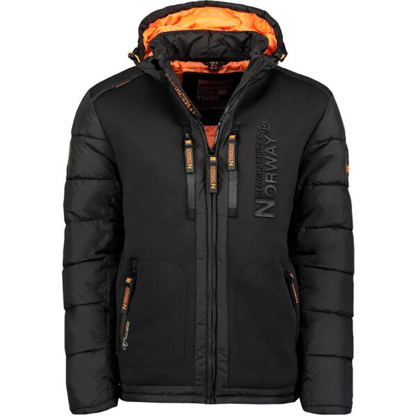 Geographical Norway Geografické Nórsko pánska bunda BEACHWOOD BLACK 66927933