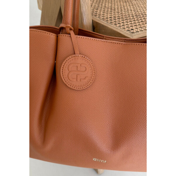 Big Star Shoes Velká dámská taška Shopper Big Star SS574006 Camel 66884685