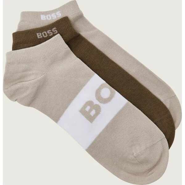 BOSS BLACK Ponožky/nízke ponožky 3 bal. 3P AS Logo CC 66920297