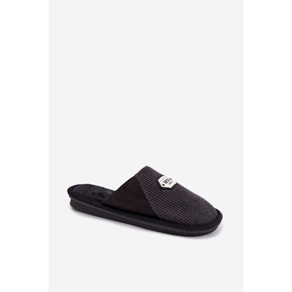 Kesi Pánske ponožky s nášivkou Presine - čierne 67263310