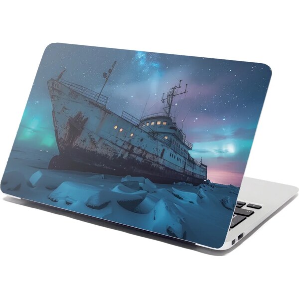 Sablio Samolepka na notebook Vrak lode pri polárnej žiare 65112499