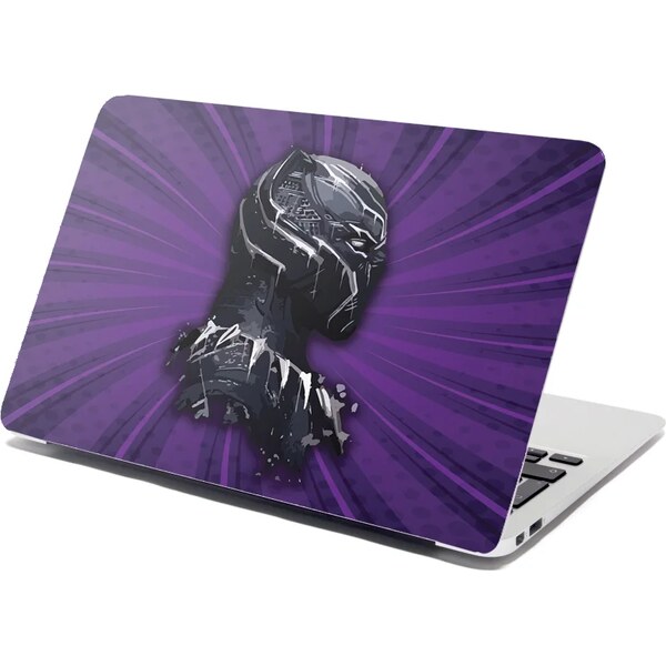 Sablio Samolepka na notebook BLACK PANTHER z profilu Fialový 65112617
