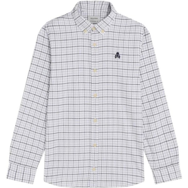 Scalpers Košeľa modrá / námornícka modrá / biela 66935599