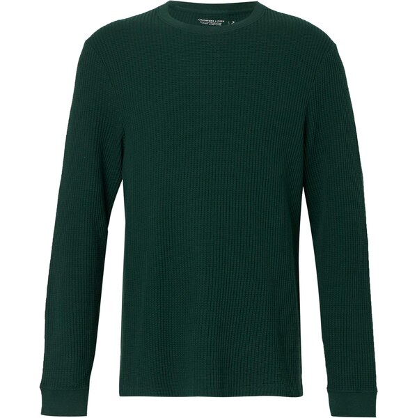 Abercrombie & Fitch Tričko CLASSIC tmavozelená 66935745