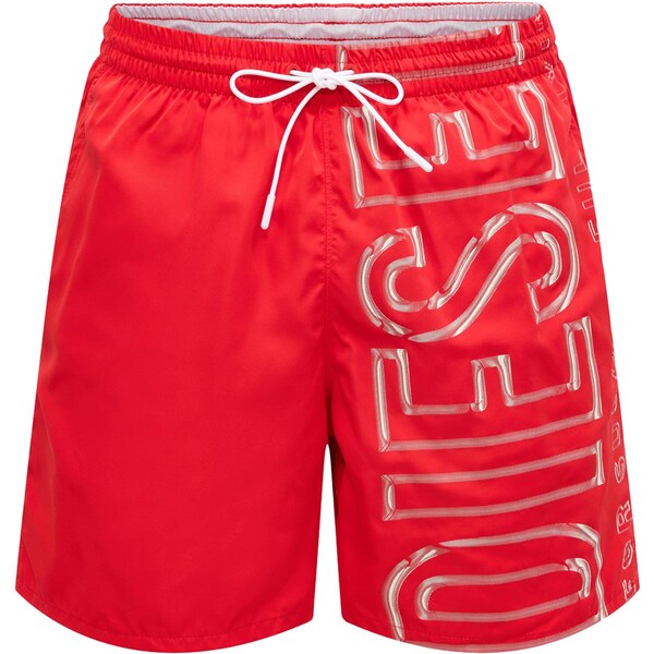 DIESEL Plavecké šortky SOCCER-41-D-CORE červená / pastelovo červená / 66935758