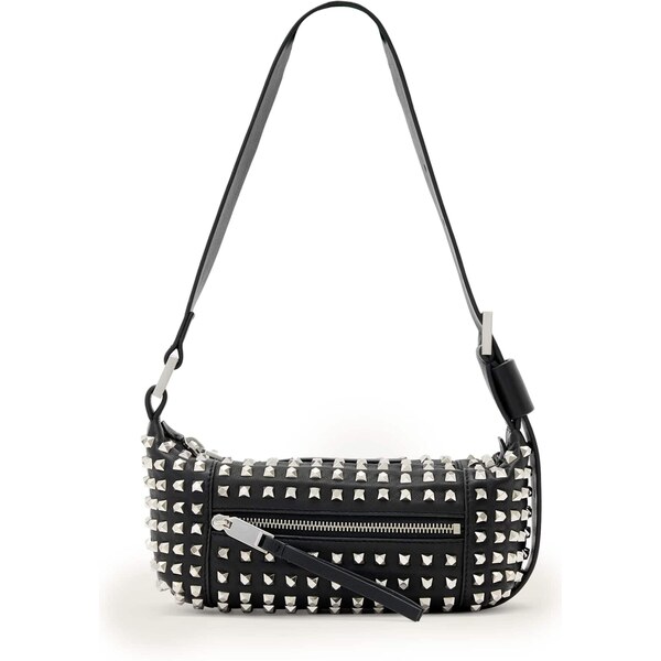 AllSaints Kabelka na rameno VEGA čierna / strieborná 66935759
