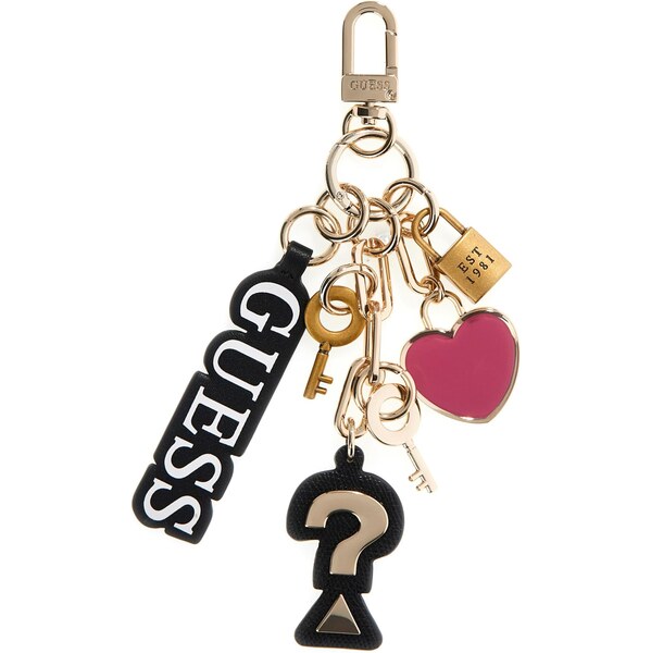 GUESS Prívesky na kľúče zlatá / svetloružová / čierna / biela 66935778
