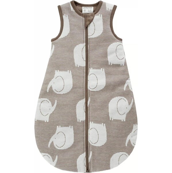 JACKY Spací vak ELEPHANT tmavošedá / šedobiela 66935779