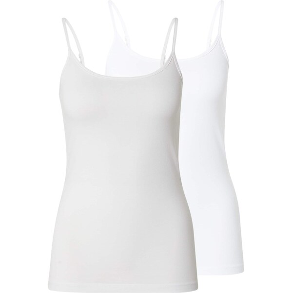 JDY Top JDYAVA svetlosivá / biela 66935824