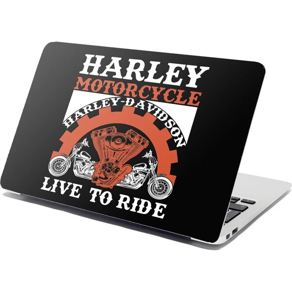 Sablio Samolepka na notebook Harley-Davidson Live to ride 65112572