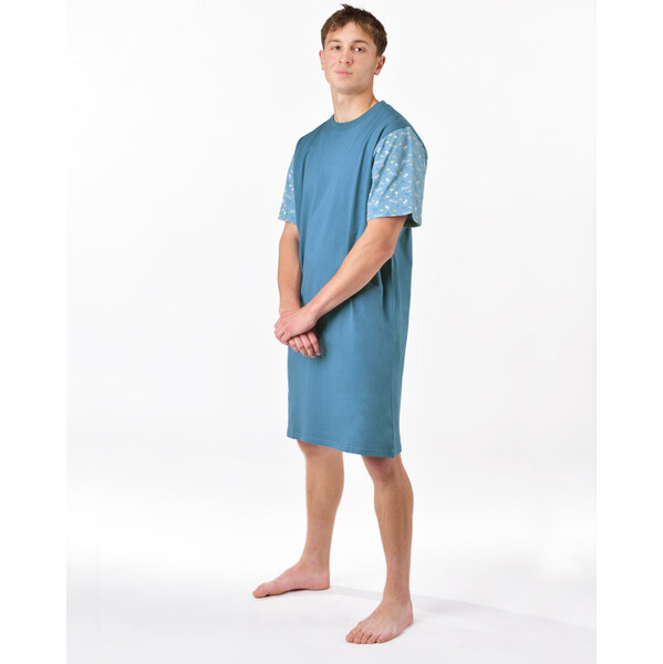 Pánska nočná košeľa Gino modrá (79202-MGADxA) 66939038