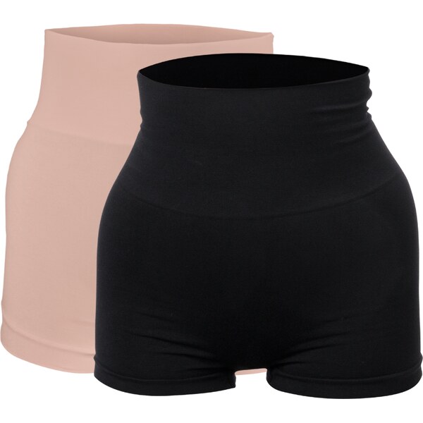 LORANE 2 Pack Predĺžené nohavičky s dvojitým pásom Farba: Čierna 66940200