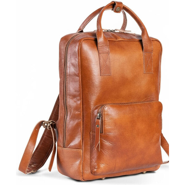 Glara leather Cestovný kožený batoh - Roads Memories 66940980