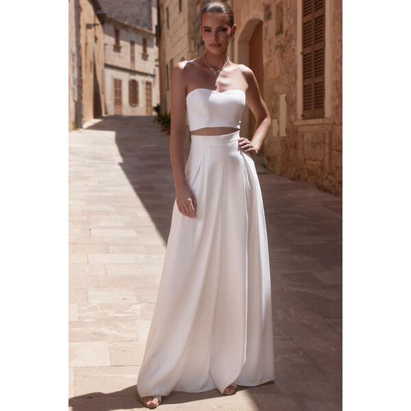 Bianco Evento Elegantný top z georgette 66940982