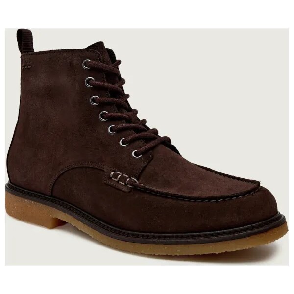 BOSS BLACK Vysoké topánky Kope_Halb_sdvm | semiš 66941029