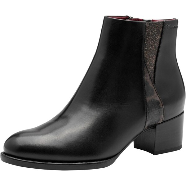 Tamaris Členkové čižmy hnedá / čierna 66945393