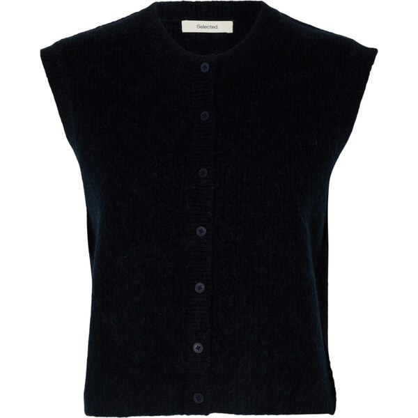 SELECTED Pletená vesta SLFLulu zafírová 66945500