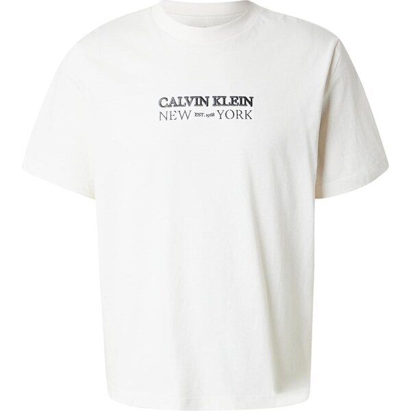 Calvin Klein Tričko čierna / biela 66945511