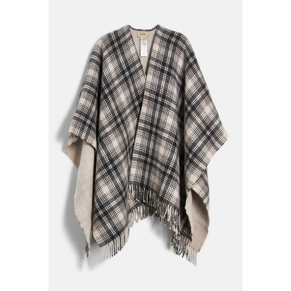 PONČO WOOLRICH PLAID LOGO CAPE 67047672