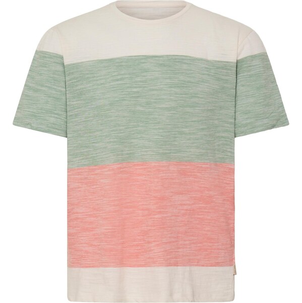 BLEND Tričko BHKEITH krémová / olivová / koralová 66945607