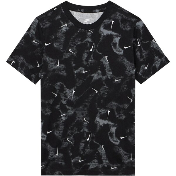 Nike Sportswear Tričko tmavosivá / čierna / biela 66945616