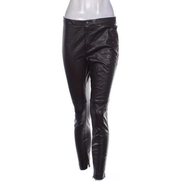 Dámske kožené nohavice Mango 66948094