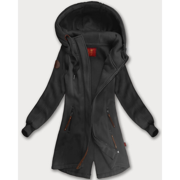 Good looking Dámska dlhá mikina s kapucňou (AMG-675/2) graphite - 66950146