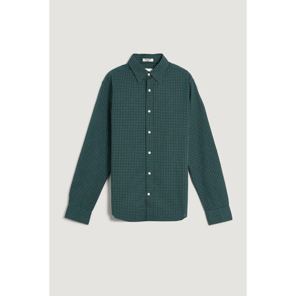KOŠEĽA GANT REG MICRO PRINT SHIRT TARTAN GREEN 64936704
