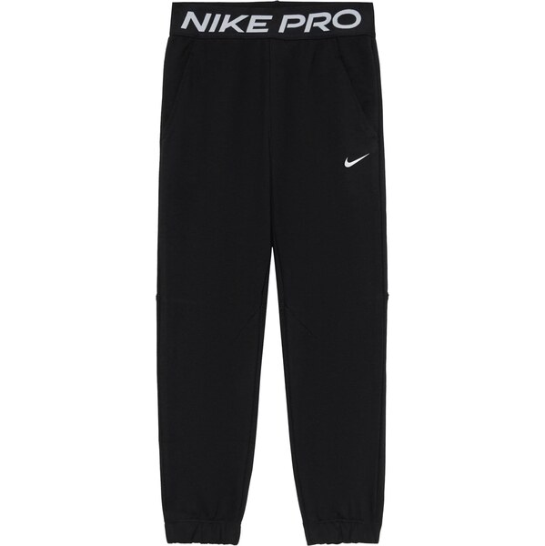 NIKE Športové nohavice Pro čierna / biela 66951819