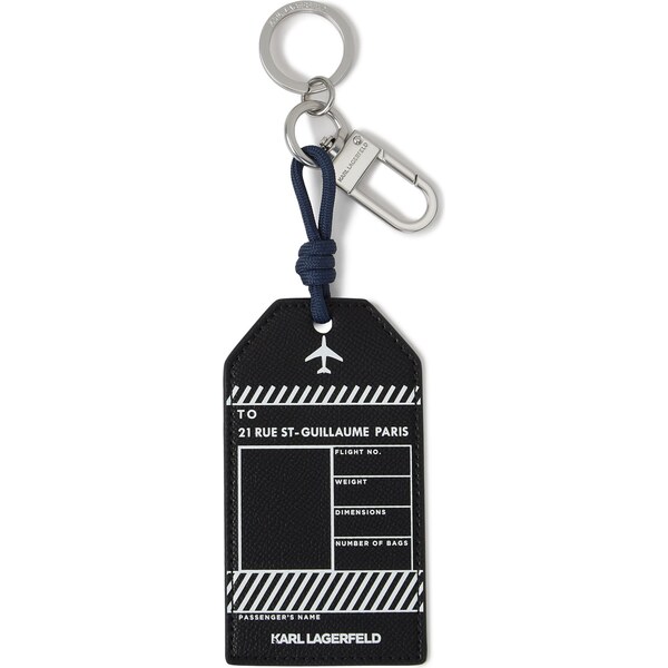 Karl Lagerfeld Prívesky na kľúče Monogram čierna / biela 66951959