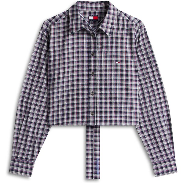 Tommy Jeans Blúzka námornícka modrá / ružová / biela 66951975