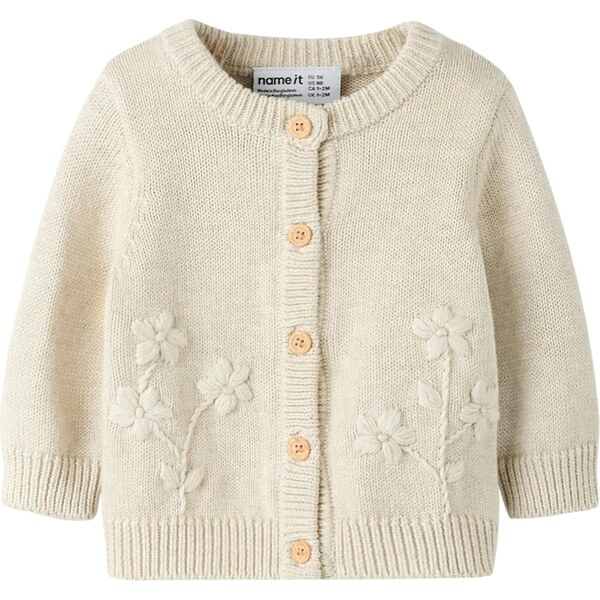 NAME IT Kardigán NBFTOANA krémová 66952011