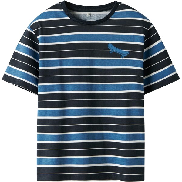 NAME IT Tričko NKMTHOMAS modrá / čierna / biela 66952018
