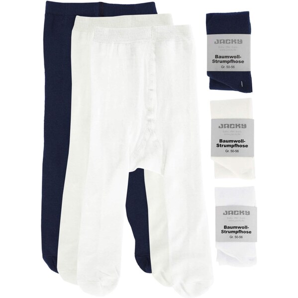 JACKY Pančuchy námornícka modrá / biela / šedobiela 66952180