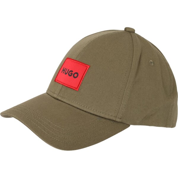 HUGO Čiapka olivová / červená / čierna 66952232