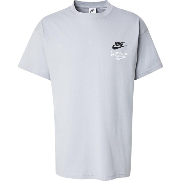 Nike Sportswear Tričko svetlosivá / čierna / biela 66952269