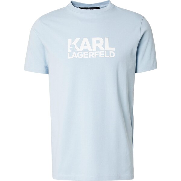 Karl Lagerfeld Tričko svetlomodrá / biela 66952276